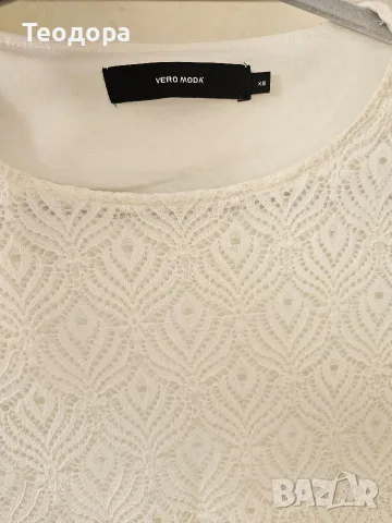 Дантелена блуза Vero Moda , снимка 4 - Блузи с дълъг ръкав и пуловери - 56344126
