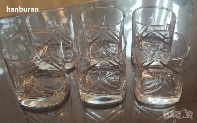 Шест чаши за уиски, бърбън и др., снимка 4 - Чаши - 42838725