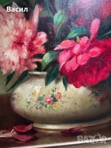 Картина Цветя Масло, снимка 12 - Картини - 54241446