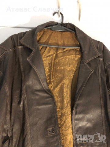 Дамско кожено яке в отлично състояние, размер S, естествена кожа!, снимка 2 - Якета - 38853682