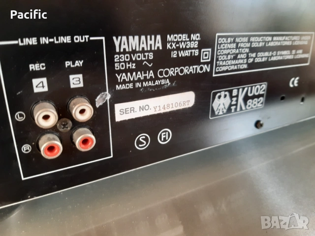 Yamaha KX-392, снимка 5 - Ресийвъри, усилватели, смесителни пултове - 53909600