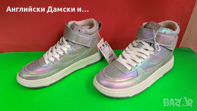 Английски дамски кецове-ZARA 