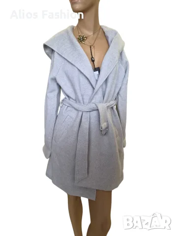 Ново дамско елегантно палто ABOUT YOU "Thea Coat" с качулка (размер 34 / XS)  