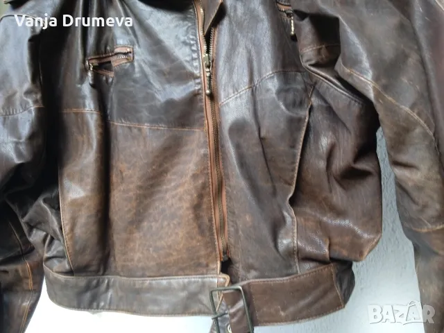 оригинално кожено яке от естествена кожа , снимка 5 - Якета - 47624197