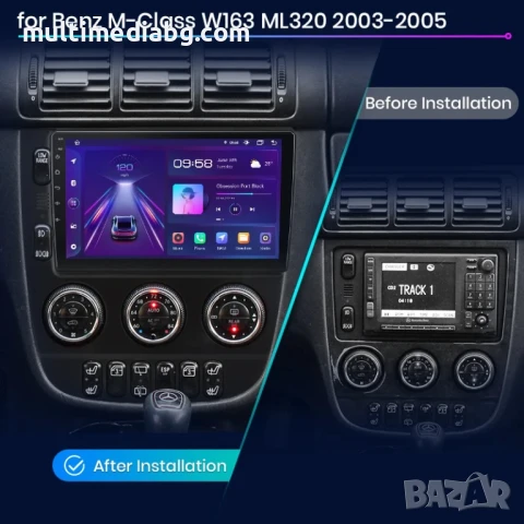 Mercedes ML W163 [2003-2005] Мултимедия Навигация Android, снимка 2 - Аксесоари и консумативи - 51104373