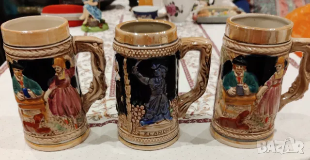 Чаши за бира,вино с декорация 