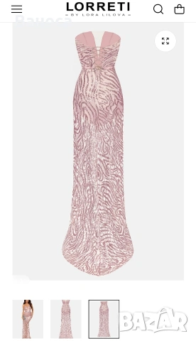 Официална рокля Lorreti(Хс,С,М рр), снимка 6 - Рокли - 54221034