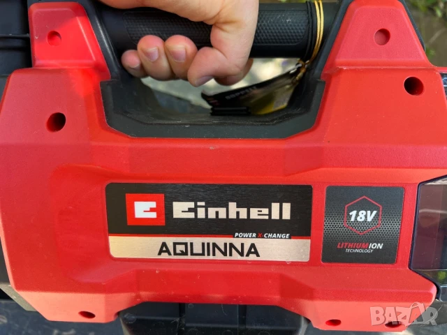 Помпа за вода Einhell с батерия и зарядно, снимка 3 - Други инструменти - 51327553