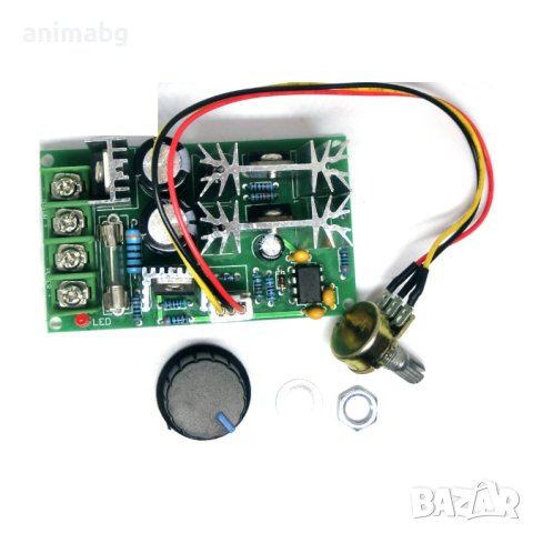 ANIMABG DC регулатор с ШИМ на скоростта на двигатели 12V, 24V, 36V, 48V, снимка 4 - Друга електроника - 44289192