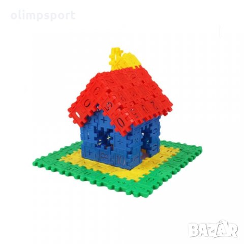 Конструктор 500 г елементи с различни цветове с цифри в PVC плик 270391   нов    , снимка 4 - Конструктори - 30999087