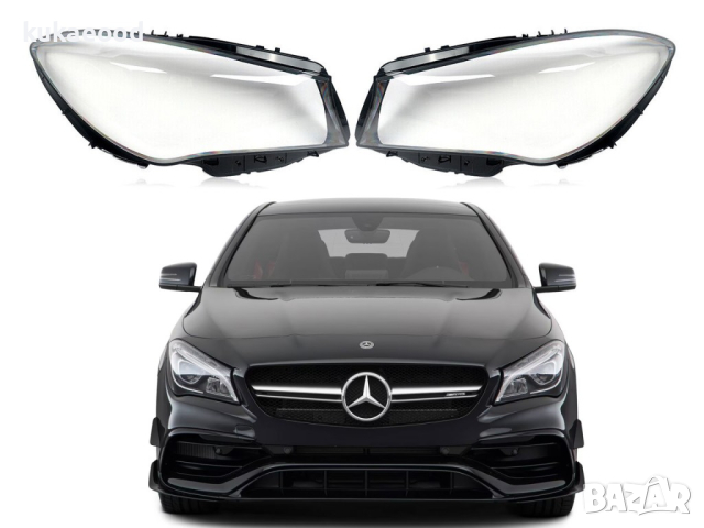 Стъкла за фарове на Mercedes CLA C117 Facelift (2017-2019), снимка 5 - Аксесоари и консумативи - 44526114