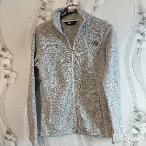 The North Face Maggy Дамски сив полар с цип ,размер М, снимка 3 - Суичъри - 52438907