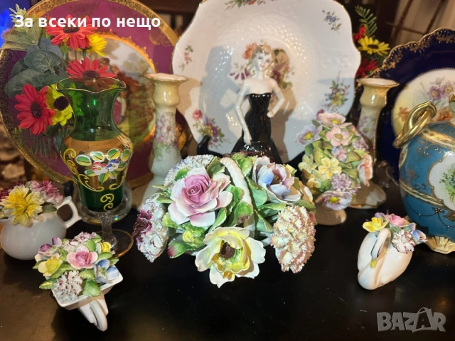 Royal Doulton England Circa 1966 - “ Грандиозната цветна кошница” Код P1666, снимка 2 - Антикварни и старинни предмети - 52933030