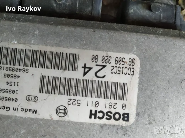 ECU Bosch EDC15C2 , 807, 2.2 HDI 0281011522 9650932080 (M), снимка 3 - Части - 47695905