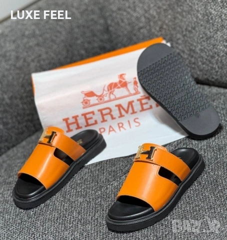 Hermes ⚜️ Дамски Чехли, снимка 2 - Чехли - 54033828