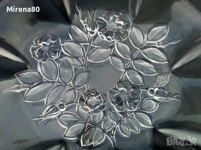 * Walther Glass * - кристална купа, снимка 3 - Чинии - 55793241