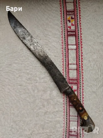 Стар хайдушки кован нож, каракулак,кулак,острие, снимка 1