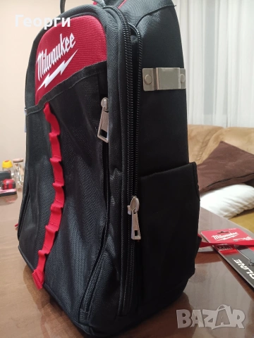Раница за инструменти Milwaukee 4932464834, 200 x 300 x 498 мм, 22 джоба, снимка 2 - Други инструменти - 53877919