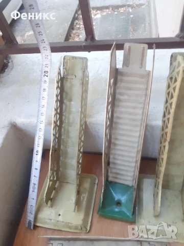 Лот метални части от влакче конструктор релси гара игра, снимка 7 - Антикварни и старинни предмети - 51344070