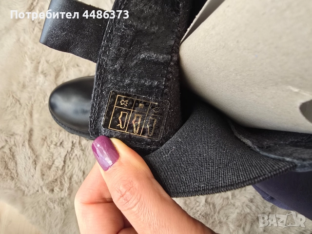 български боти от естествена кожа, снимка 4 - Дамски боти - 52923900