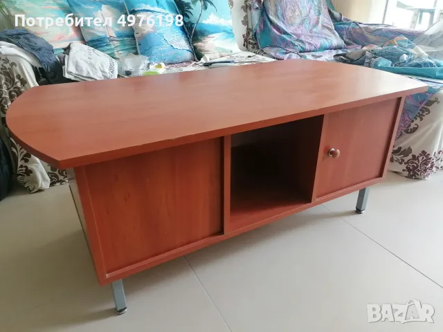 Холна маса в цвят орех, снимка 2 - Маси - 56456739