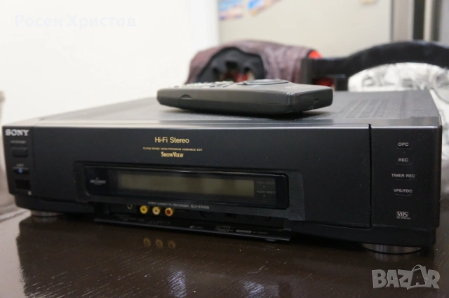 Видеорекордер Sony SLV-E1000 неработещ с оригинално работещо дистанционно., снимка 8 - Плейъри, домашно кино, прожектори - 53276515