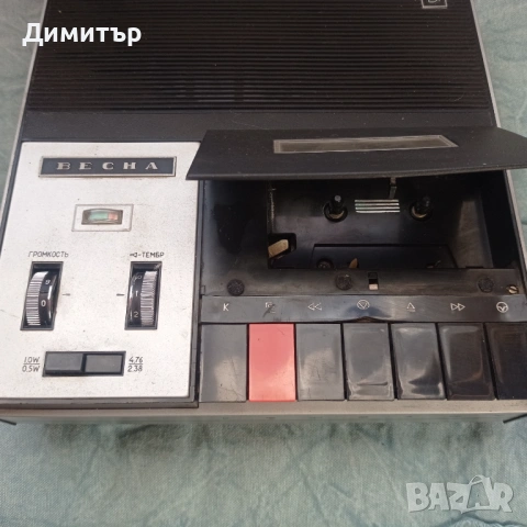 Магнитофон ВЕСНА 306, снимка 2 - Антикварни и старинни предмети - 53986204