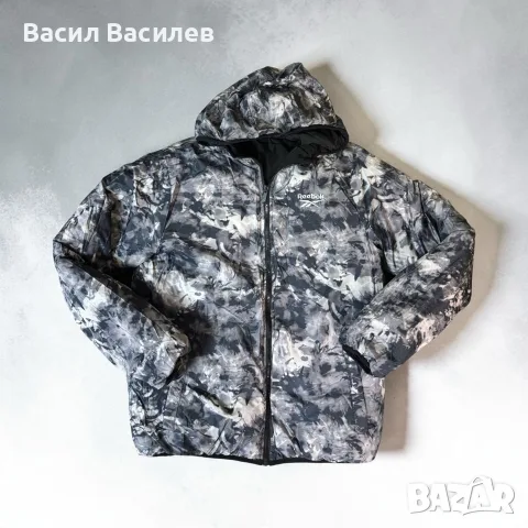 Мъжко яке Reebok с две лица, снимка 4 - Якета - 56360107