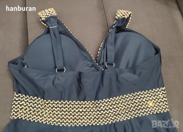 Черен дамски бански , снимка 6 - Бански костюми - 47826435