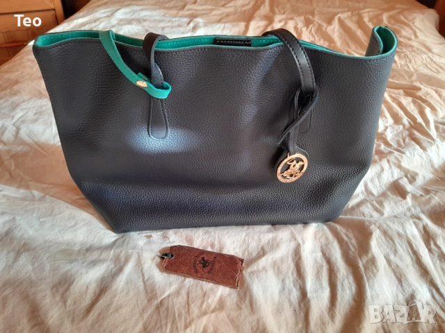 Чанта Beverly Hills Polo Club с несесер, нова, снимка 3 - Чанти - 52927334