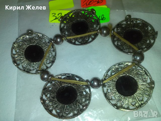 КРАСИВА ВИНТИДЖ ГРИВНА С КАМЪНИ 2036, снимка 6 - Гривни - 29545982