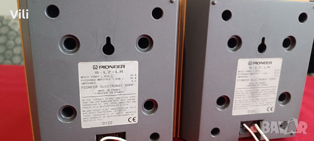 Тонколони Pioneer S-L7, снимка 6 - Ресийвъри, усилватели, смесителни пултове - 42411522