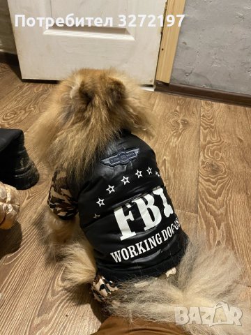 Cool FBI Pet-Топъл Гащеризон за куче,есен,зима,високо качество, снимка 9 - За кучета - 40693465