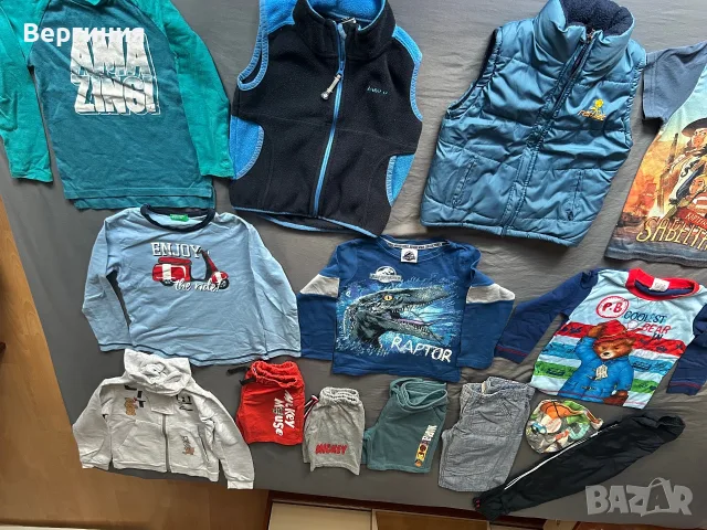Лот дрешки за момченце на 5-6 г цена 20€ за всичко, снимка 2 - Детски комплекти - 56064212