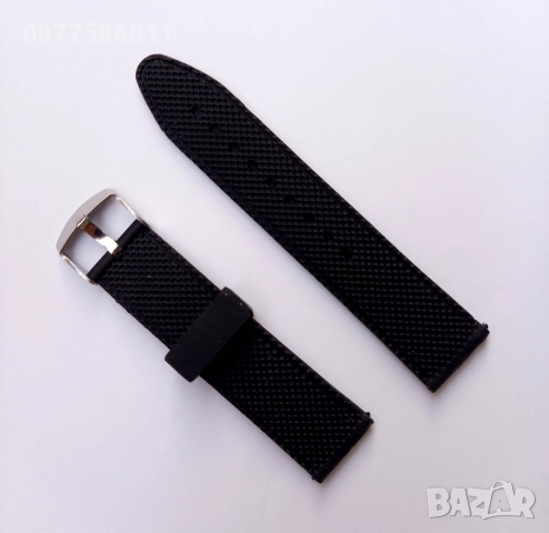 НОВА ЧЕРНА СИЛИКОНОВА ГУМЕНА КАИШКА ЗА ЧАСОВНИК.ЧЕРНИ СИЛИКОНОВИ ГУМЕНИ КАИШКИ ЗА ЧАСОВНИЦИ, снимка 14 - Каишки за часовници - 51613061