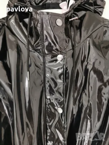Яке  дъждобран Тренч лак и полиетилен, снимка 11 - Якета - 47939070