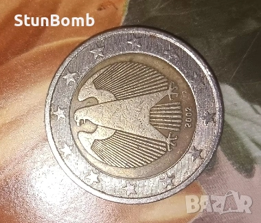 Rare Coin : 2002 German 2 euro 