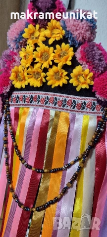 Кукерска маска, гугла юношеска,, ръчна изработка, капашон,Новодел, Сурва, Кукерландия, снимка 12 - Колекции - 42880006