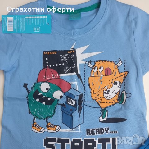 Нови 3 - 6 годишни Тениски къси панталонки , снимка 6 - Детски комплекти - 42117997