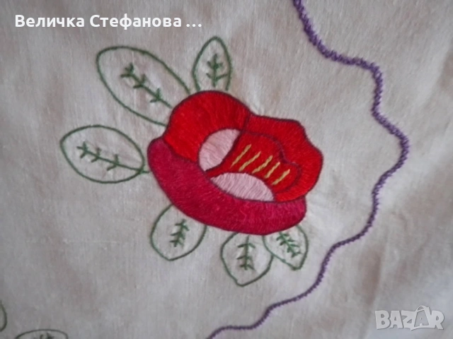 Ковьор за стена ръчно ушит, снимка 2 - Декорация за дома - 53221482