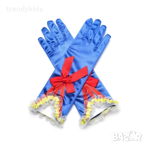 Красива рокля на Снежанка с наметало и подарък диадема с панделка!!!Аксесоари!, снимка 14 - Детски рокли и поли - 44117637