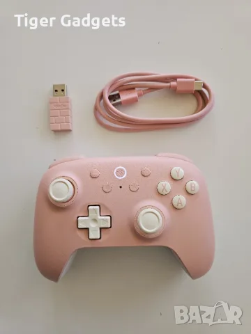 Безжичен контролер 8BitDo Ultimate 2C 2.4G Hall Effect, Peach за Windows и Android, снимка 9 - Джойстици и геймпадове - 55741523