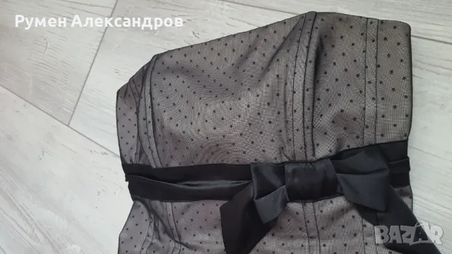 Черно дантелено бюстие размер XS, снимка 5 - Корсети, бюстиета, топове - 50159327