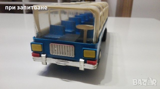 Стара играчка Автобус, ГДР, 31 см., снимка 5 - Колекции - 37971706