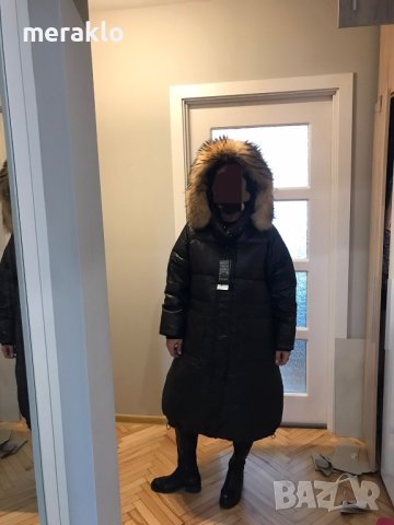 тотално намаление-Овърсайз от 330лв., ново, уникално яке, парка с гъши пух и естествен косъм , снимка 12 - Якета - 40032661