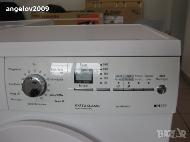 Пералня Siemens varioPerfect IQ390, снимка 4 - Перални - 54266247