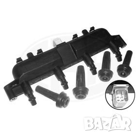 Запалителна бобина Пежо, бобина Ситроен, Peugeot, чисто нова, в комплект с 4 броя препазни капачки