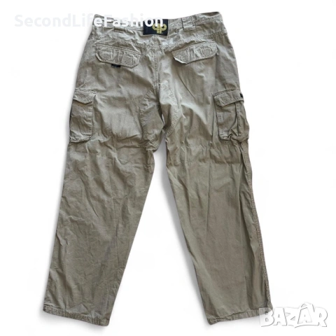 Мъжки карго панталон Pelle Pelle Vintage, размер W38 L34, цвят каки, снимка 8 - Панталони - 53101887