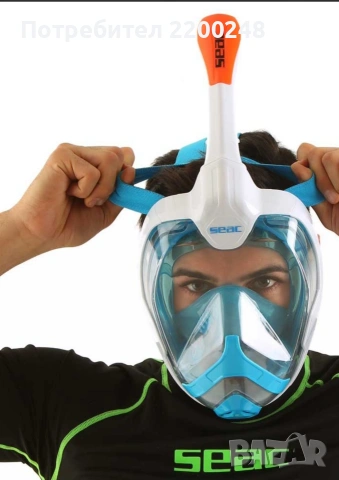 Маска за гмуркане, снимка 2 - Спортна екипировка - 53274056