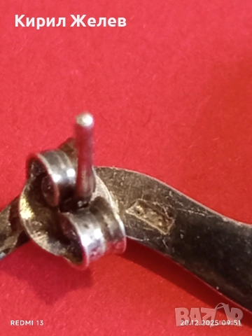 ЕКСТРАВАГАНТНИ ДАМСКИ СРЕБЪРНИ ОБЕЦИ МУЗА АРТ БИЖУ 38272, снимка 5 - Обеци - 52854861